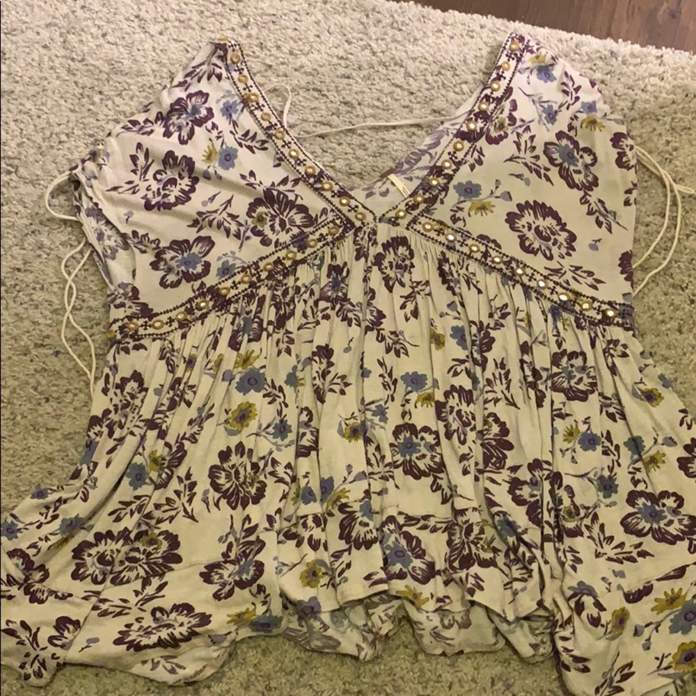 Free people floral top